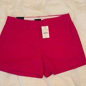 J. Crew Women's Vibrant Pink Shorts